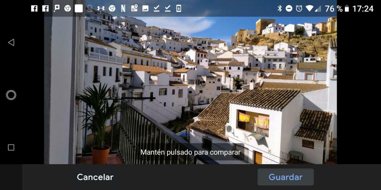 شقة Setenil De Las Bodegas  في Apartamento Con Vistas Al Rio المظهر الخارجي الصورة