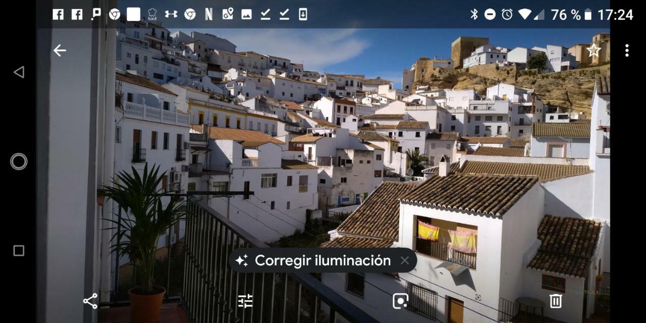 شقة Setenil De Las Bodegas  في Apartamento Con Vistas Al Rio المظهر الخارجي الصورة